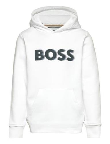 Sweatshirt Tops Sweatshirts & Hoodies Hoodies White BOSS