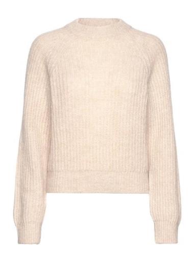 Layla Crew Neck 15009 Tops Knitwear Jumpers Cream Samsøe Samsøe