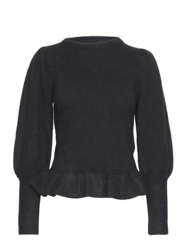 Nala Alpaca Sweater Tops Knitwear Jumpers Black Ella&il