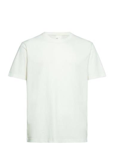 Uno Everyday Tee Chalk White Designers T-Kortærmet Skjorte White Nudie...