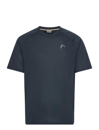 Performance T-Shirt Men Tops T-Kortærmet Skjorte Navy Head