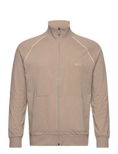 Mix&Match Jacket Z Tops Sweatshirts & Hoodies Sweatshirts Beige BOSS