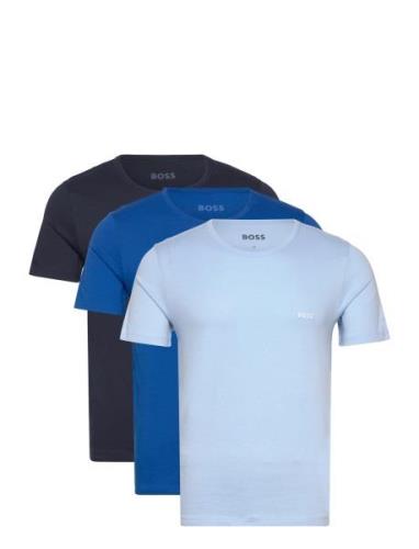 Tshirtrn 3P Classic Tops T-Kortærmet Skjorte Blue BOSS