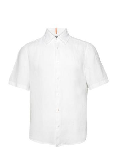 Rash_2 Tops Shirts Short-sleeved White BOSS