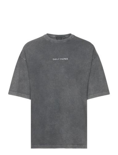 Roshon Ss T-Shirt Tops T-Kortærmet Skjorte Grey Daily Paper