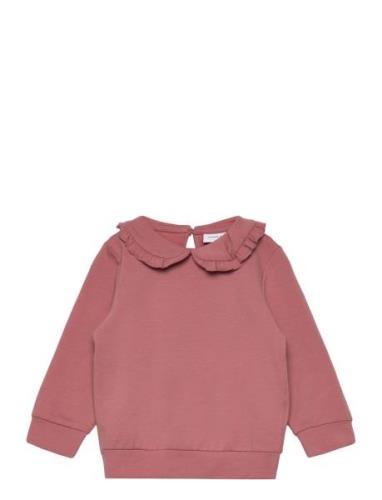 Nmftami Sweat Bru Box Tops Sweatshirts & Hoodies Sweatshirts Pink Name...
