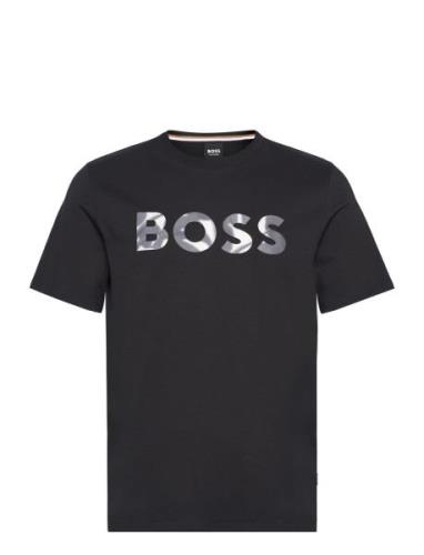 Thompson 15 Tops T-Kortærmet Skjorte Black BOSS