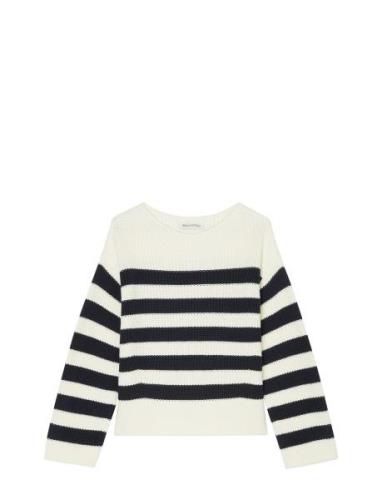 Pullover Long Sleeve Tops Knitwear Jumpers White Marc O'Polo