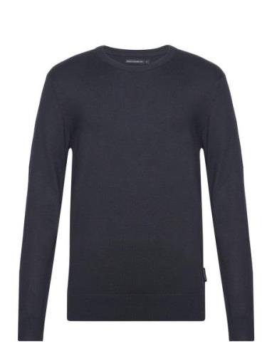 Crew Tops Knitwear Round Necks Navy French Connection