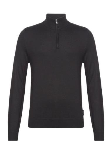 Half Zip Tops Sweatshirts & Hoodies Sweatshirts Black French Connectio...