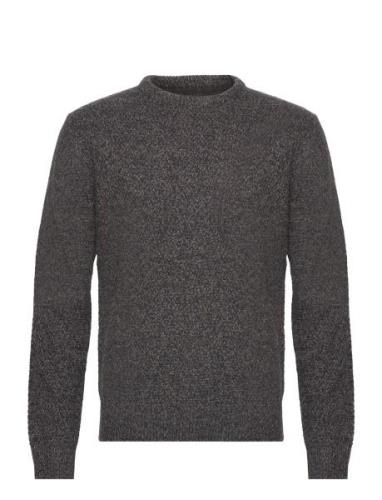 Moss Crew Tops Knitwear Round Necks Navy French Connection