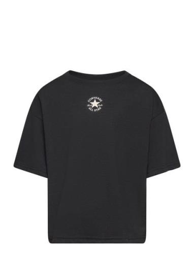 Kt-S/S Knit Top Sport T-Kortærmet Skjorte Black Converse