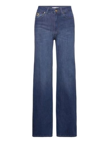 Palazzo 5450 Leia Teal Bottoms Jeans Wide Blue Lois Jeans