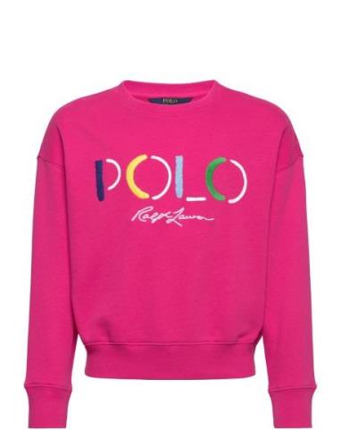 Logo Terry Sweatshirt Tops Sweatshirts & Hoodies Sweatshirts Pink Ralp...