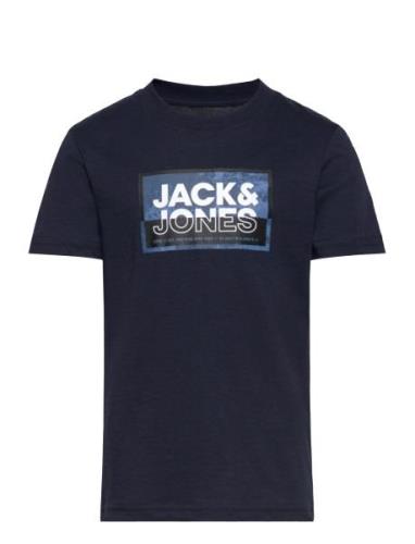 Jcologan Tee Ss Crew Neck Ss24 Jnr Tops T-Kortærmet Skjorte Navy Jack ...