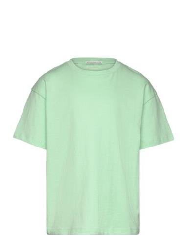 Over Printed T-Shirt Tops T-Kortærmet Skjorte Green Tom Tailor