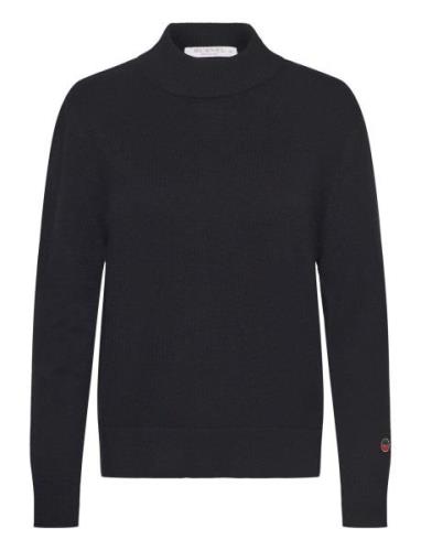 Turtle Neck Sweater Tops Knitwear Jumpers Black BUSNEL