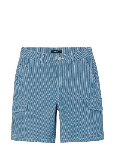 Nlnricte Nw Cargo Shorts Noos Bottoms Shorts Blue LMTD