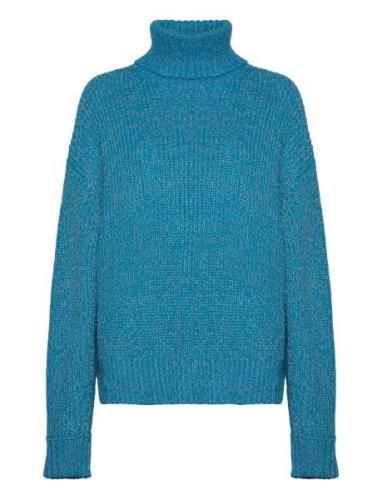 Jayla Jumper Tops Knitwear Turtleneck Blue French Connection