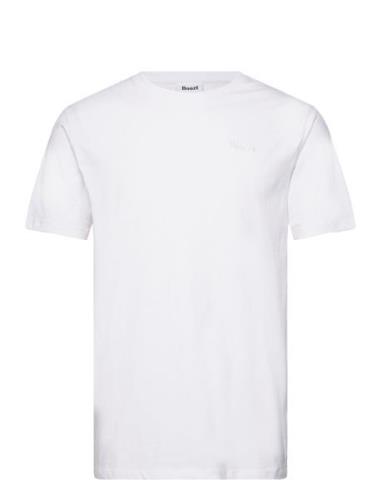 T-Shirt O-Neck Tops T-Kortærmet Skjorte White Boozt Merchandise
