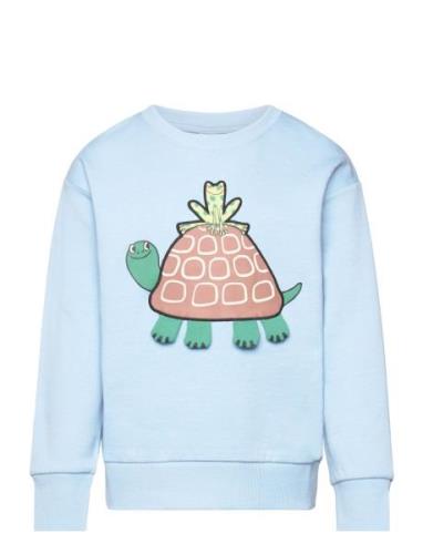 Sweater Turtle Tops Sweatshirts & Hoodies Sweatshirts Blue Lindex