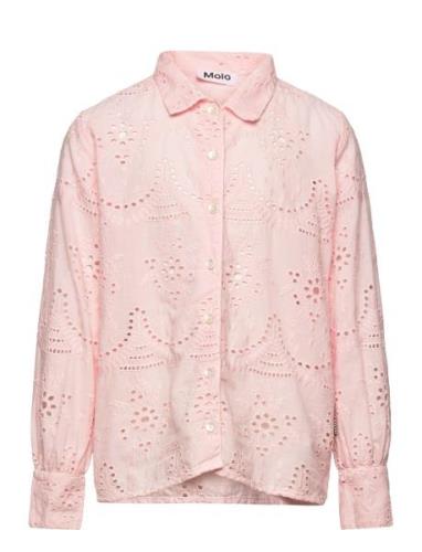 Runa Tops Shirts Long-sleeved Shirts Pink Molo