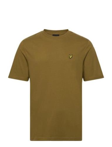 Slope Graphic Print T-Shirt Tops T-Kortærmet Skjorte Khaki Green Lyle ...