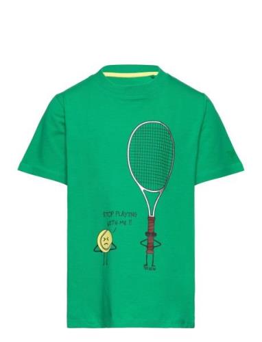 Tnknox S_S Tee Tops T-Kortærmet Skjorte Green The New