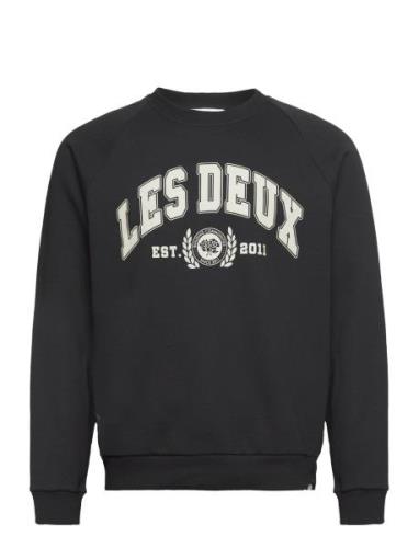 University Sweatshirt Tops Sweatshirts & Hoodies Sweatshirts Black Les...