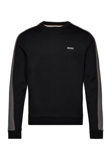 Tracksuit Sweatshirt Tops Sweatshirts & Hoodies Sweatshirts Black BOSS