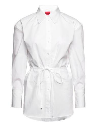 Eyole Tops Shirts Long-sleeved White HUGO