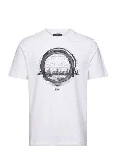 Tee 8 Sport T-Kortærmet Skjorte White BOSS