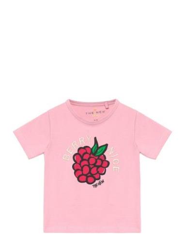Tnsjoanna S_S Tee Tops T-Kortærmet Skjorte Pink The New