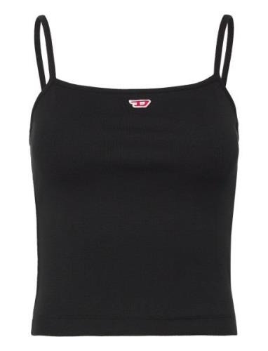 T-Hop-D Tank Top Tops T-shirts & Tops Sleeveless Black Diesel