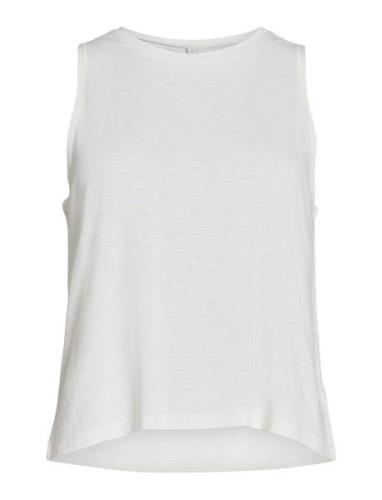 Ally Top Squared Tops T-shirts & Tops Sleeveless White Rethinkit