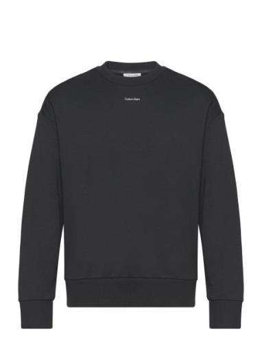 Nano Logo Sweatshirt Tops Sweatshirts & Hoodies Sweatshirts Black Calv...
