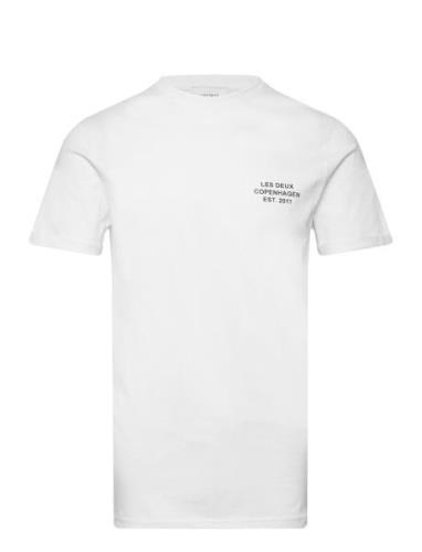 Copenhagen 2011 T-Shirt Tops T-Kortærmet Skjorte White Les Deux
