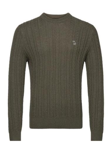 Anf Mens Sweaters Tops Knitwear Round Necks Khaki Green Abercrombie & ...