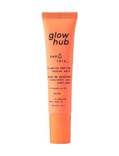 Glow Hub Pep Talk Tinted Plumping Peptide Rescue Balm Mango 15Ml Læbeb...