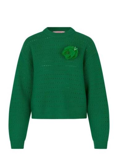 Taia Tops Knitwear Jumpers Green Custommade