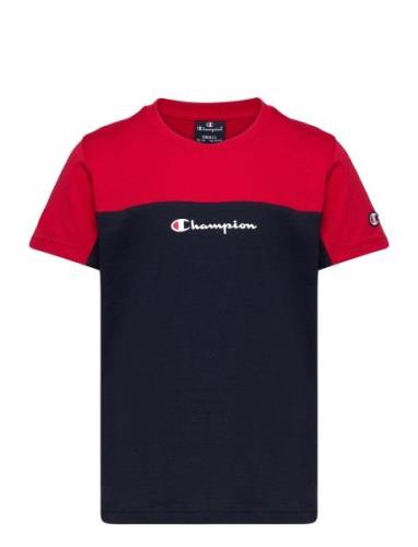 Crewneck T-Shirt Sport T-Kortærmet Skjorte Navy Champion