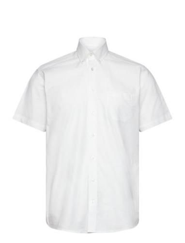 Bs Tillman Modern Fit Shirt Tops Shirts Short-sleeved White Bruun & St...