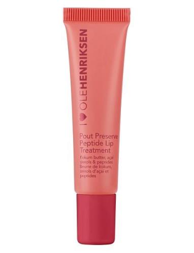 Lip Treatment Pout Preserve Strawberry 12.00 Ml Læbebehandling Nude Ol...