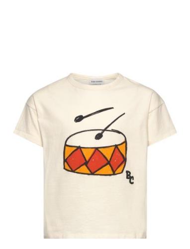 Play The Drum T-Shirt Tops T-Kortærmet Skjorte Cream Bobo Choses