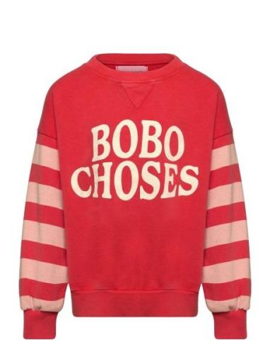 Bobo Choses Stripes Sweatshirt Tops Sweatshirts & Hoodies Sweatshirts ...
