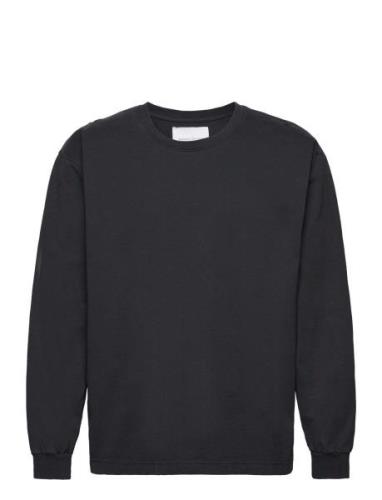 Heavy L/S Tee - Black Tops T-Langærmet Skjorte Black Garment Project