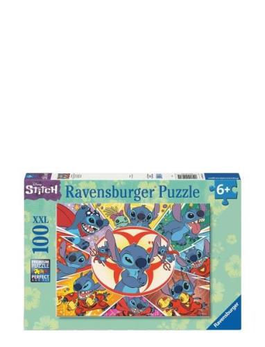 Disney Stitch 100P Toys Puzzles And Games Puzzles Classic Puzzles Mult...