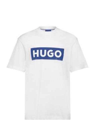 Nico Tops T-Kortærmet Skjorte White HUGO BLUE