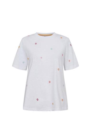 Nupilar T-Shirt - Gots Tops T-shirts & Tops Short-sleeved White Nümph
