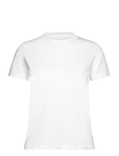 Tee-Shirt&Turtle Ne Tops T-shirts & Tops Short-sleeved White Lacoste